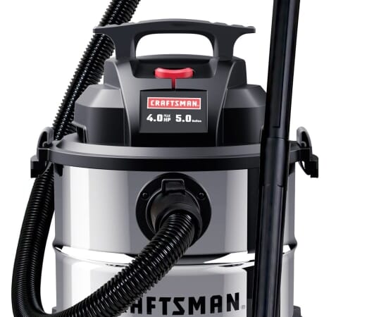 Craftsman 5-Gallon Stainless Steel Wet/Dry Shop Vacuum for $50 + free shipping