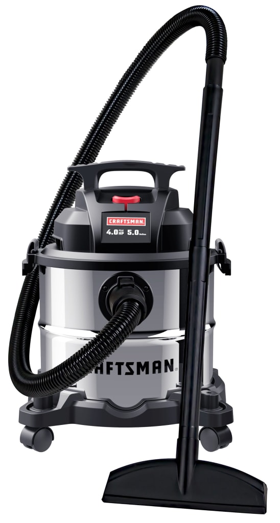 Craftsman 5-Gallon Stainless Steel Wet/Dry Shop Vacuum for $50 + free shipping