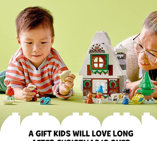 LEGO DUPLO Santa’s Gingerbread House Toy w/ Santa Claus Figure $22.39 (Reg. $35)