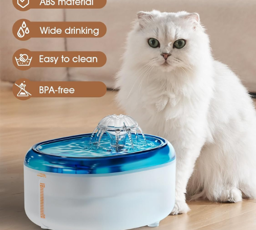 Pet Water Fountain with Filter, 2.1L $7.99 (Reg. $19) + MORE