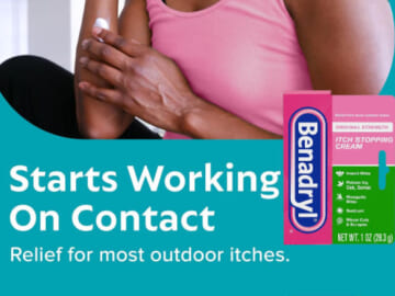 Benadryl Anti-Itch Cream as low as $2.48 when you buy 4 (Reg. $5.16) + Free Shipping