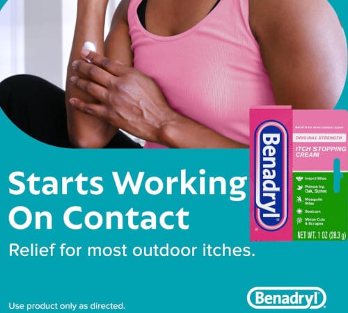 Benadryl Anti-Itch Cream as low as $2.48 when you buy 4 (Reg. $5.16) + Free Shipping