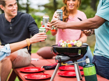 Coleman 24-Piece Speckled Enamelware Dinnerware Set $19.97 (Reg. $55)