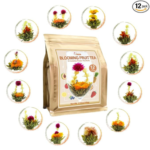 Gift yourself or a tea enthusiast in your life this Blooming Flowering Tea in 12 Delicious Fruit Flavors $11.99 (Reg. $14.99)