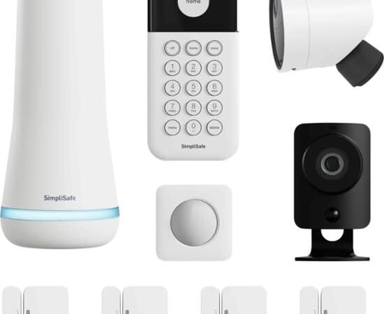 SimpliSafe Whole Home 9-Piece Security System for $199 + free shipping