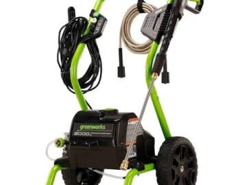Greenworks Electric Pressure Washers at Lowe's: Up to $100 off + free shipping