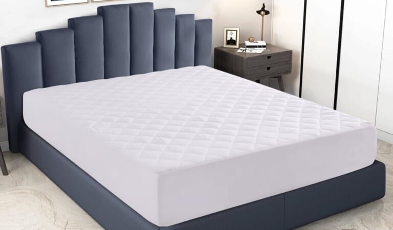 Lux Decor Collection Quilted Fitted Mattress Topper from $16 + free shipping