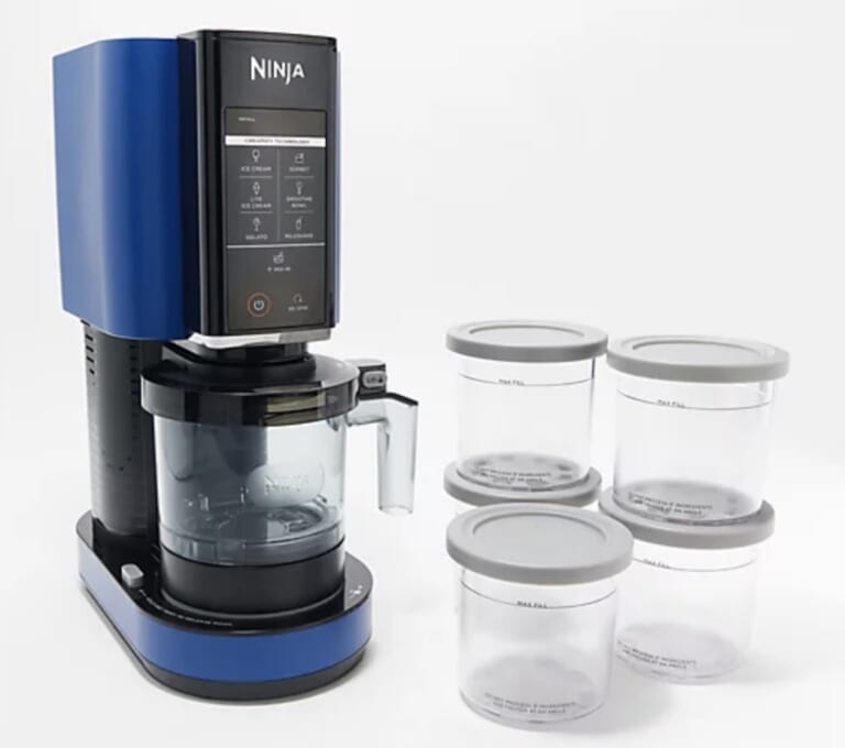 Ninja CREAMi 7-in-1 Frozen Treat Maker w/ Extra Pints