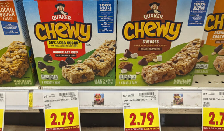 Quaker Chewy Bars As Low As $1.54 Per Box At Kroger