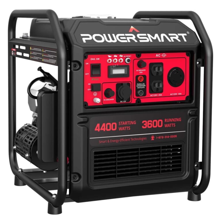 PowerSmart 4,400W RV Ready Open Frame Inverter Generator for $299 + free shipping