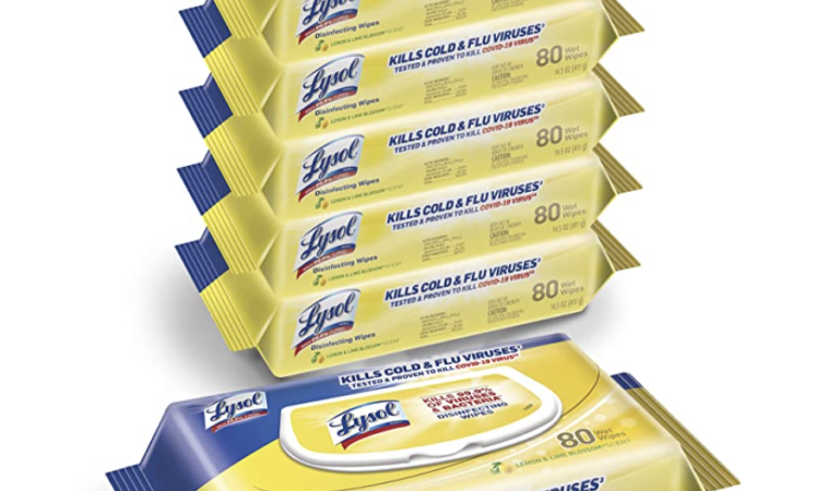 Lysol Disinfectant Handi-Pack Wipes, 6-Pack for $16.99!