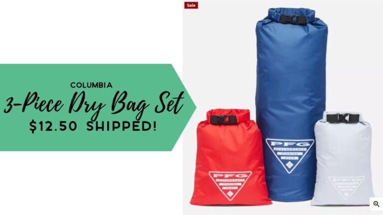 Columbia Deal | 3-Piece Dry Bag Set $12.50 Shipped