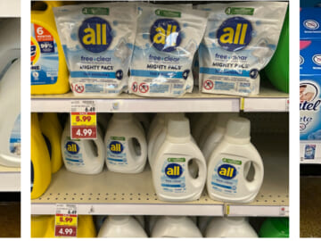All Free Clear Laundry Detergent, Dryer Sheets or Fabric Softener As Low As $1.49 Each At Kroger