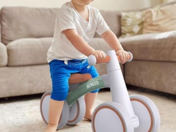 4 Wheels Toddler First Bike $35.99 After Coupon (Reg. $50) + Free Shipping – 8 Colors