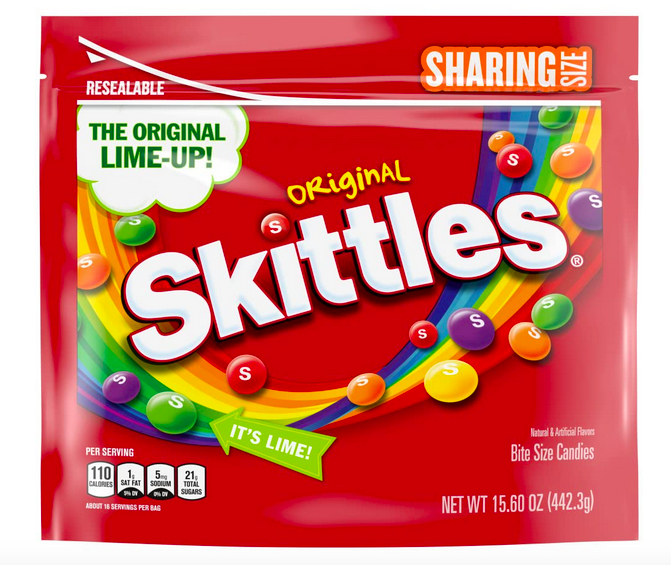 Skittles Original Candy Sharing Size Bag, 15.6 oz only $2.99 shipped!