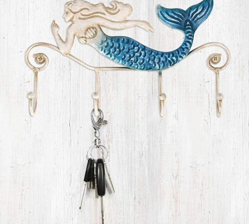 Wall Mounted Mermaid Iron Key Holder $12.27 After Coupon (Reg. $18.87)