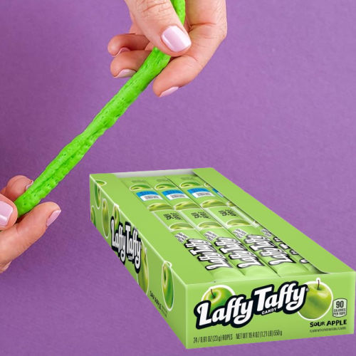 Laffy Taffy Rope Candy, Sour Apple, 24-Pack as low as $7.68 Shipped Free (Reg. $11.38) – $0.32 Each