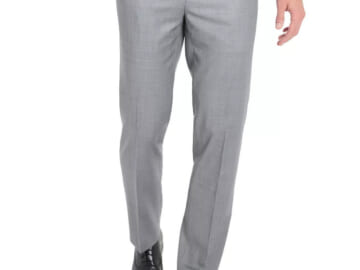 Lauren Ralph Lauren Men's Slim-Fit Sharkskin Wool-Blend Stretch Suit Pants for $44 + free shipping