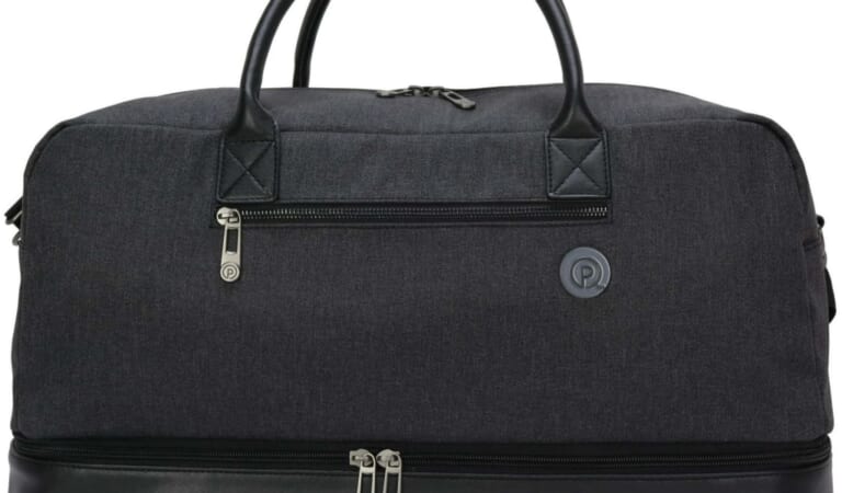 Protege 21" Drop-Bottom Weekender Travel Duffel Bag for $7 + free shipping w/ $35