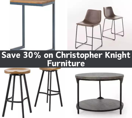 Today Only! Save 30% on Christopher Knight Furniture from $26.94 (Reg. $38.49+)