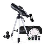 80mm Beginner Astronomical Telescope for $111 + free shipping