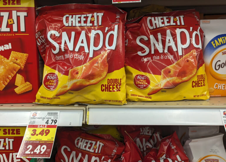 Cheez-It Snap’d Or Puff’d Crackers As Low As $1.74 At Kroger