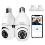 2.4GHz 1080p Security Camera Light Bulb 2-Pack for $30 + free shipping