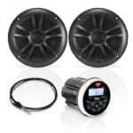 Boss 6.5" Speakers & Waterproof Marine Gauge Receiver for $135 + free shipping