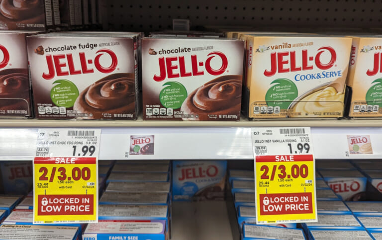 Get Jell-O Pudding And Gelatin Boxes Just $1.35 At Kroger