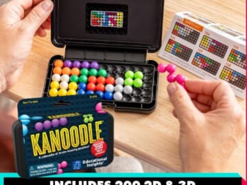 Educational Insights Kanoodle 3D Brain Teaser Puzzle Game $7.49 (Reg. $14) – Featuring 200 Challenges, Stocking Stuffer,