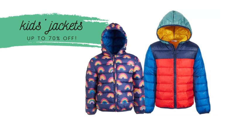 Macy’s | 70% Off Kids Jackets | Prices Start at $13.73!