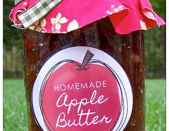Apple Butter Recipe + Free Printable Gift Tags!