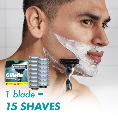 Gillette Mach3 15-Count Razor Blade Refills as low as $19.36 Shipped Free (Reg. $37) – $1.29/3-Blade Cartridge