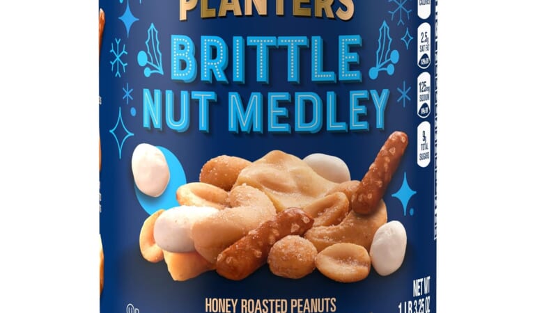 Planters Winter Edition Brittle Nut Medley Snack Mix, 19.25-Oz as low as $5.64 Shipped Free (Reg. $7)