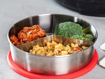 Instant Pot Round Cook/Bake Pan with Lid and Removable Divider, 32 Oz $14.85 (Reg. $18)