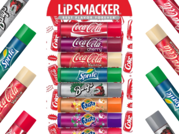 Lip Smacker Assorted Coca-Cola Flavored Lip Balm 8-Count Set as low as $3.46/Set when you buy 4 After Coupon (Reg. $11) + Free Shipping – 43¢/Tube