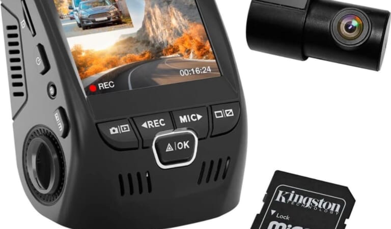 Rexing V1P Plus 4K UHD Front and Rear Dash Cam for $120 + free shipping