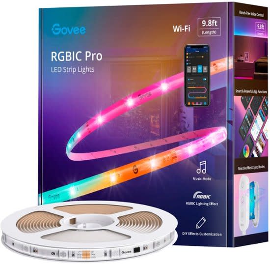 Govee WiFi RGBIC LED Strip Light for $21 + free shipping w/ $35