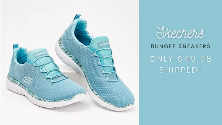 Skechers Bungee Sneakers $49.98 (reg. $75) at QVC