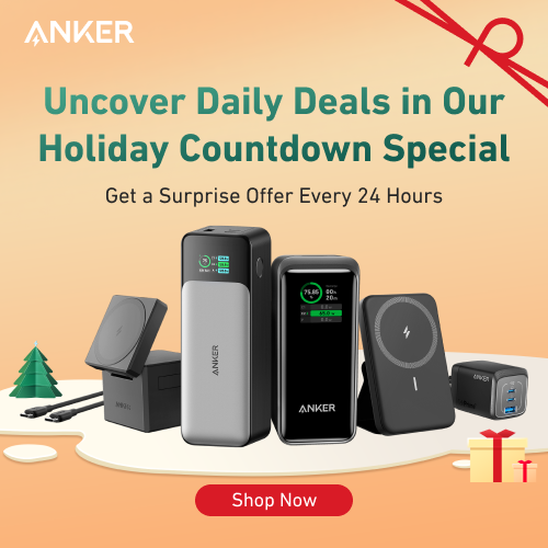 Anker Holiday Sale: Up to 50% Off Power Banks, Wireless Chargers, and more!