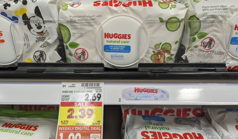 Huggies Wipes Just $1.99 At Kroger