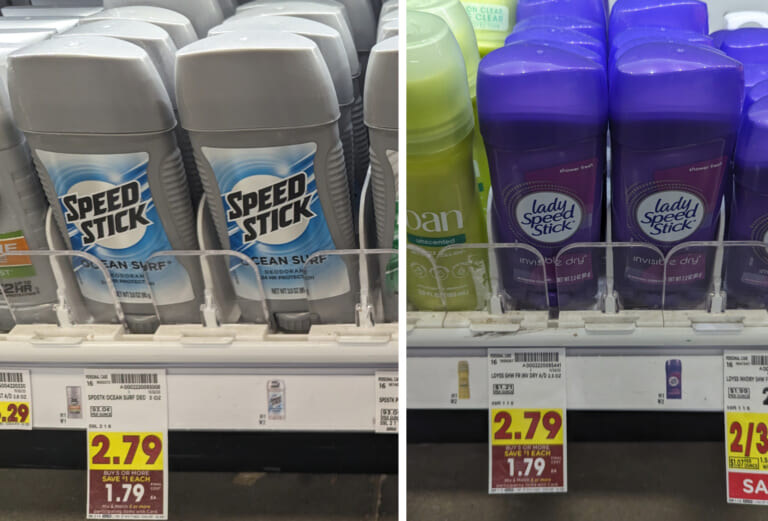 Speed Stick Deodorant As Low As $1.04 At Kroger