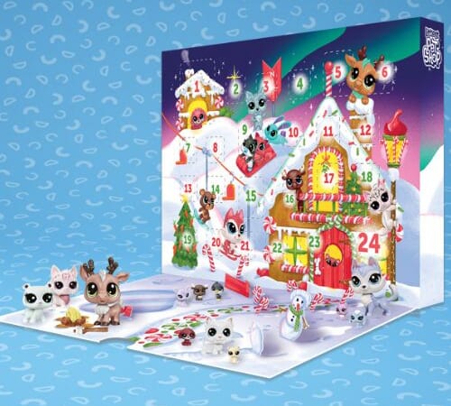 Littlest Pet Shop Advent Calendar Toy, 24-Piece $13.89 (Reg. $23) – Amazon Exclusive, Dolls included