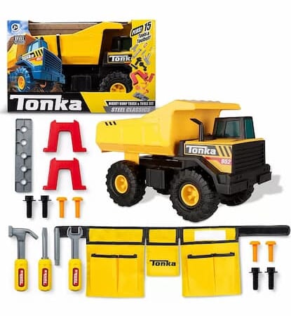 Tonka Steel Mighty Dump Truck 16-Piece Playset only $16.99 (Reg. $50!)