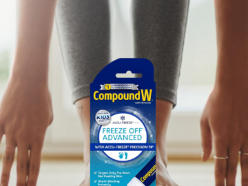 Compound W 15-Count Freeze Off Advanced Wart Remover with Accu-Freeze Treatment as low as $3.82 Shipped Free (Reg. $19) – 25¢/Treatment