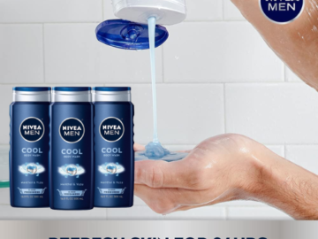 NIVEA Men 3-Count Cool Body Wash as low as $7.74 After Coupon (Reg. $23.49) + Free Shipping – $2.58/16.9 Oz Bottle