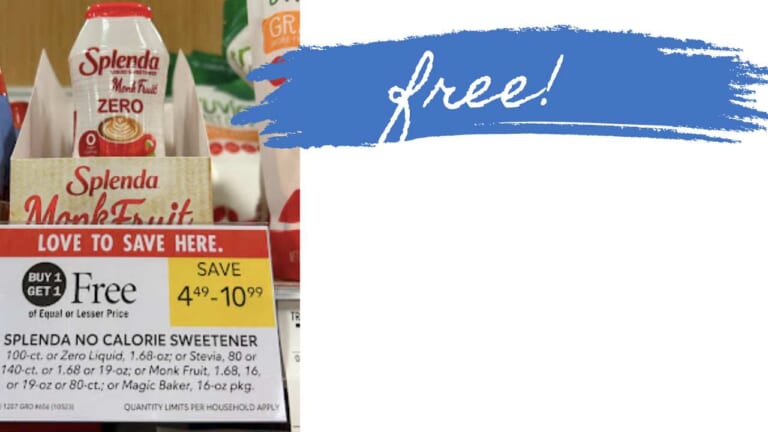 FREE Splenda Monk Fruit Liquid Sweetener at Publix