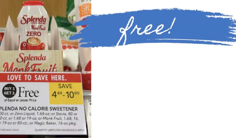 FREE Splenda Monk Fruit Liquid Sweetener at Publix