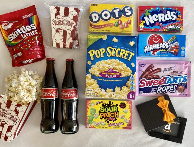 DIY Family Movie Night Gift Basket