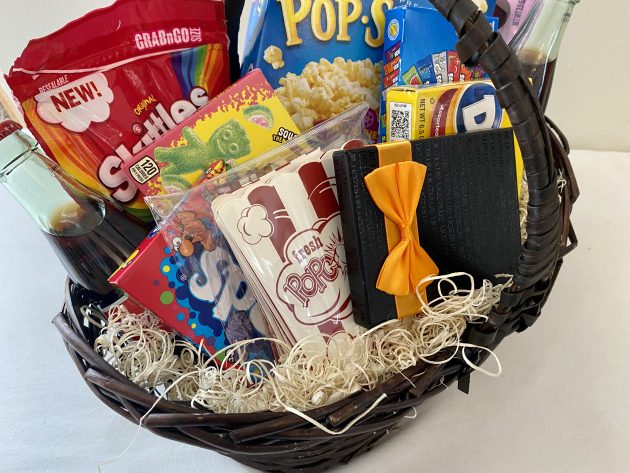 DIY Family Movie Night Gift Basket